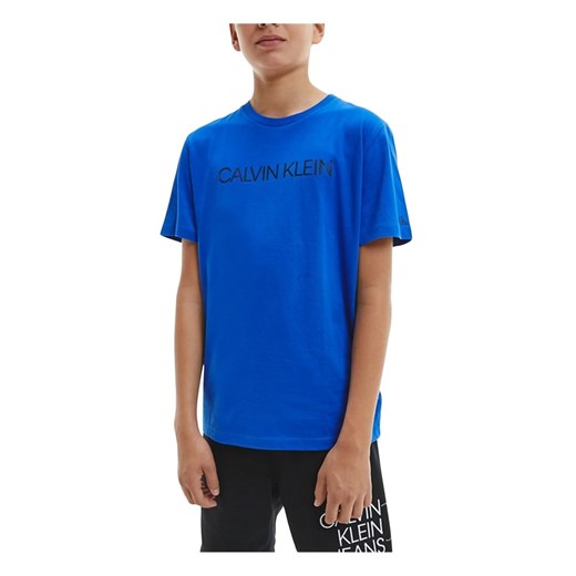 T-shirt chłopięce niebieski Calvin Klein 