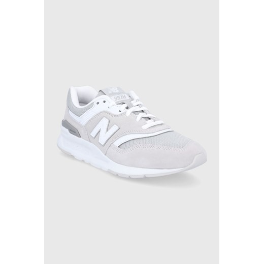 Buty sportowe damskie New Balance w stylu casual sznurowane płaskie