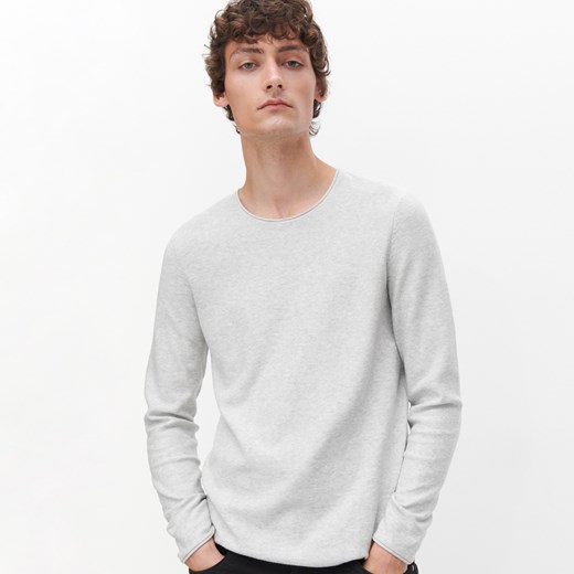 Reserved - Klasyczny sweter - Jasny szary Reserved M okazja Reserved