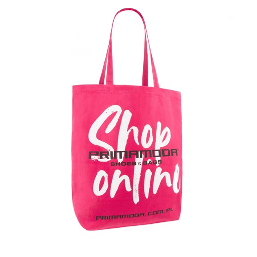 Różowa torba shopper bag z modnym napisem ABBAZIA Primamoda  okazja Primamoda