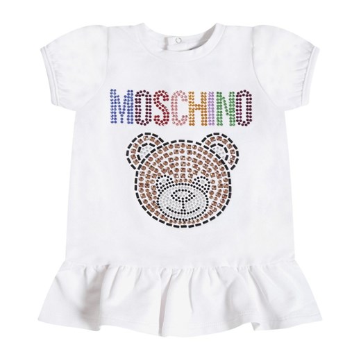 Moschino odzież dla niemowląt biała 