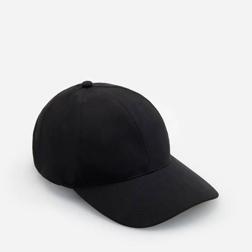 Reserved - Czarna czapka z daszkiem - Czarny Reserved ONE SIZE okazja Reserved
