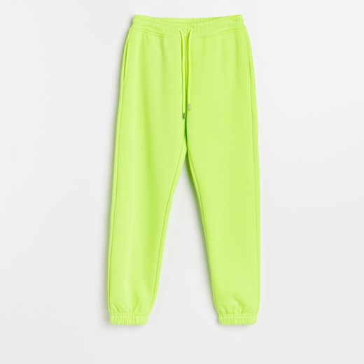 Reserved - Neonowe spodnie dresowe - Zielony Reserved S wyprzedaż Reserved