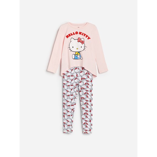Reserved - Bawełniana piżama Hello Kitty - Reserved 122/128 wyprzedaż Reserved