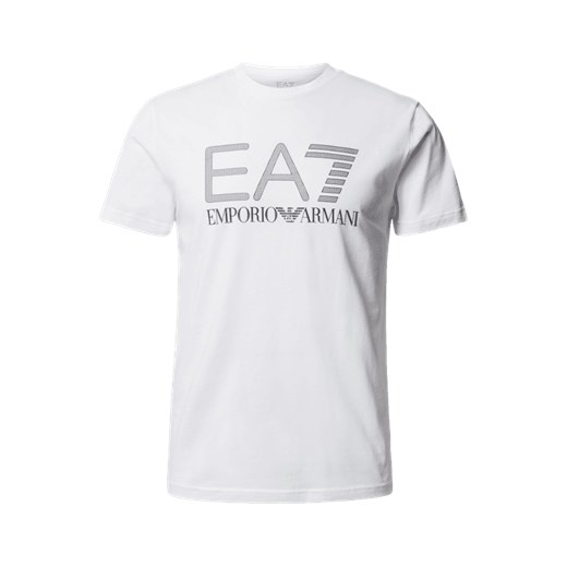 T-shirt z nadrukiem z logo XL okazyjna cena Peek&Cloppenburg 