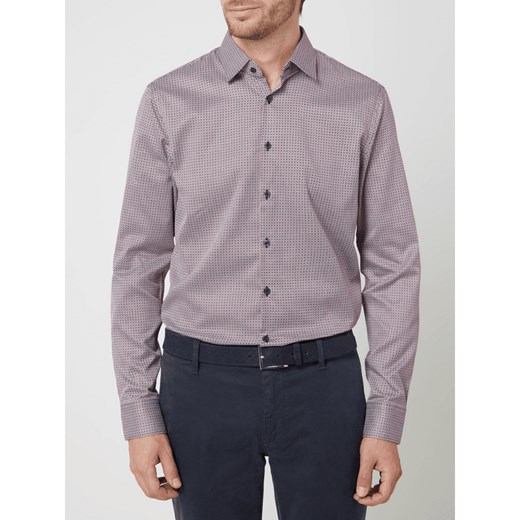 Koszula biznesowa o kroju slim fit z popeliny Jake*s 37/38 okazja Peek&Cloppenburg