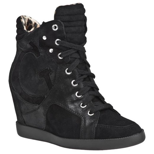 Sneakersy GUESS - FL4FRNSUE12 Black eobuwie-pl czarny damskie