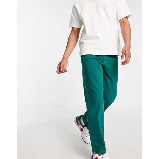 Reclaimed Vintage Inspired – Zielone jeansy z prostymi nogawkami w stylu lat 90.-Zielony Reclaimed Vintage W38 L32 Asos Poland