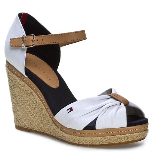 Espadryle TOMMY HILFIGER  - Emery 54D FW56816770 White 100 eobuwie-pl brazowy damskie