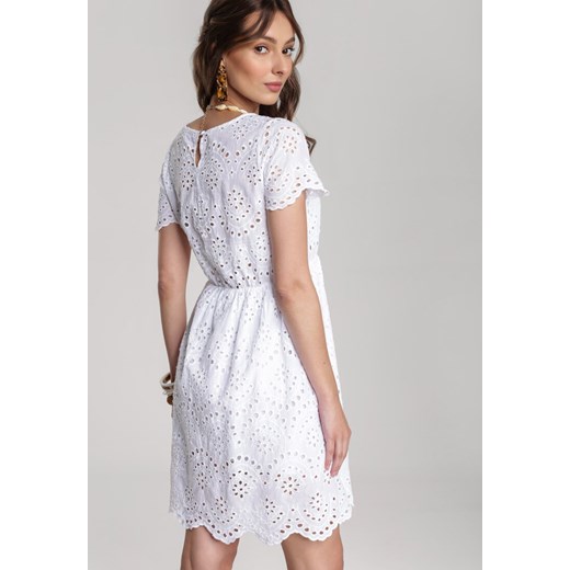 Biała Sukienka Adria Renee S/M Renee odzież