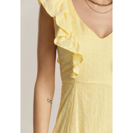 Sukienka Renee żółta na ramiączkach mini 