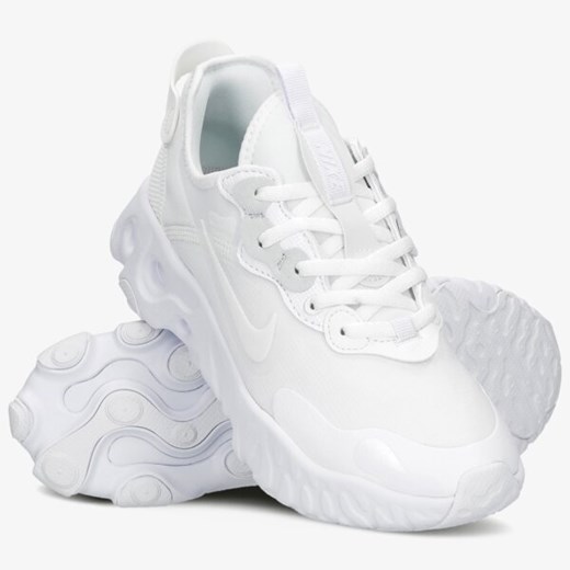 Buty sportowe damskie Nike białe sznurowane na wiosnę 