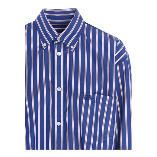 BALENCIAGA koszula męska bawełniana casual z długim rękawem