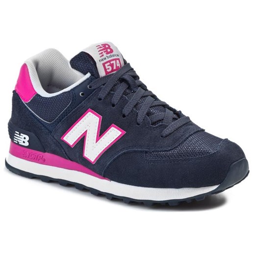 Półbuty NEW BALANCE - WL574CPN Granatowy/Różowy eobuwie-pl szary damskie