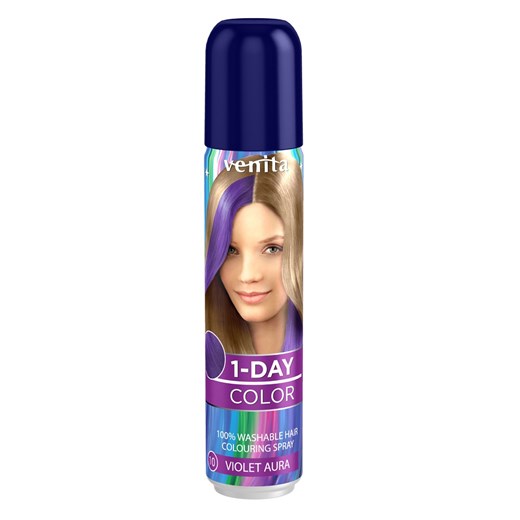1-Day Color koloryzujący spray do włosów Fioletowa Aura 50ml Venita 50ml perfumgo.pl