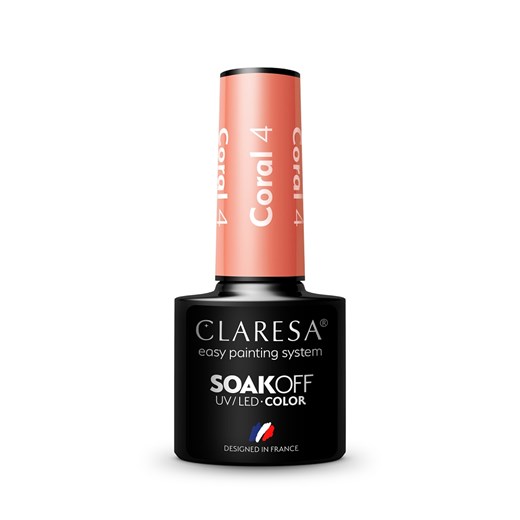Soak Off UV/LED Coral lakier hybrydowy 4 5g Claresa 5g perfumgo.pl