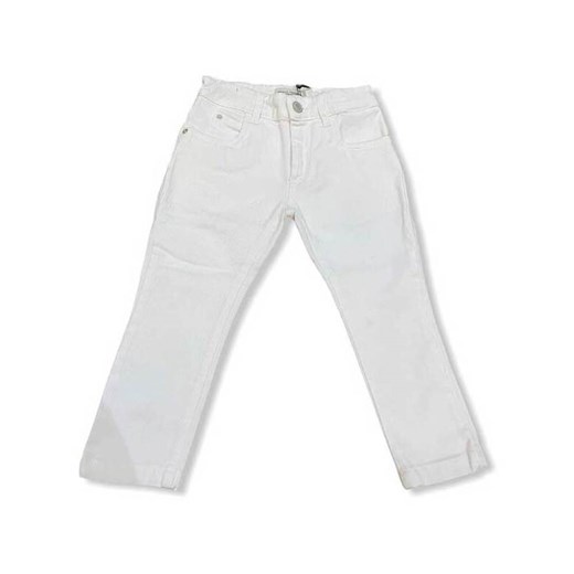 Spodnie dziewczęce białe Paolo Pecora z jeansu 