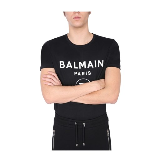 T-shirt męski BALMAIN z krótkim rękawem młodzieżowy 