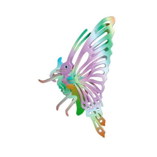 Puzzle przestrzenne - Mały motyl moda-mini fioletowy kolorowe
