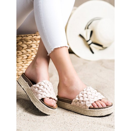 PLECIONE KLAPKI ESPADRYLE 38 czasnabuty.pl