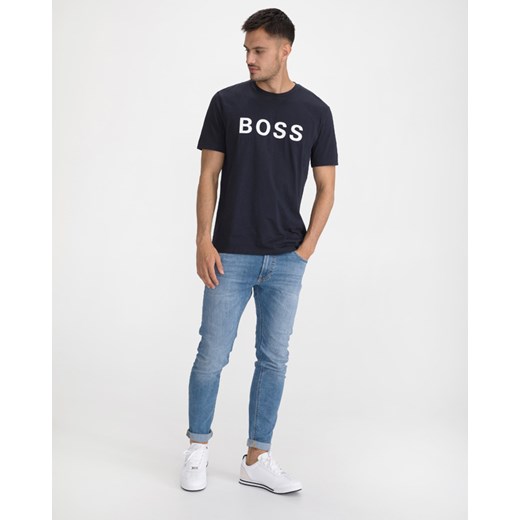 BOSS Logo Koszulka Niebieski XL BIBLOO