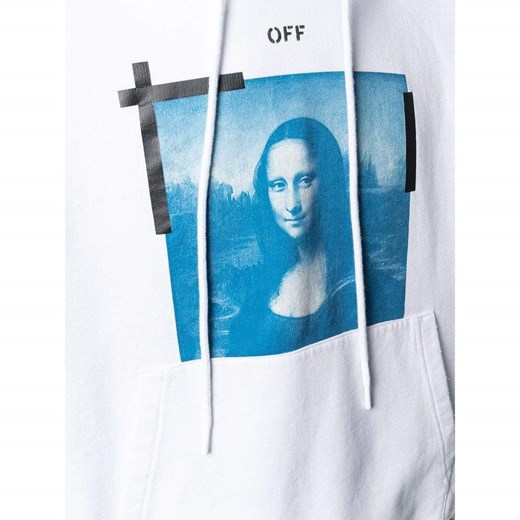 Bluza męska Off White młodzieżowa z dzianiny