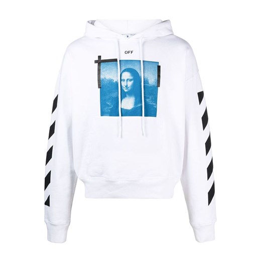 Bluza męska Off White młodzieżowa z dzianiny