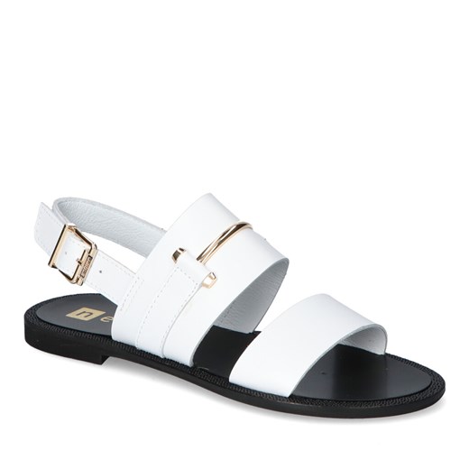 Sandały Nessi 21056 Białe lico ze sklepu Arturo-obuwie w kategorii Sandały damskie - zdjęcie 114520079