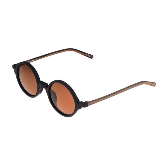 Okulary przeciwsłoneczne brązowe lenonki - imitacja drewna EM 20 Em Men`s Accessories wyprzedaż EM Men's Accessories