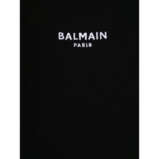 T-shirt chłopięce BALMAIN czarny z krótkimi rękawami 