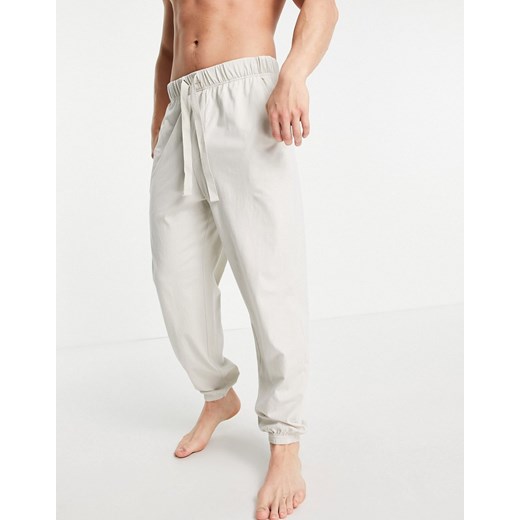ASOS DESIGN – Jasnoszare joggersy domowe oversize-Szary M Asos Poland