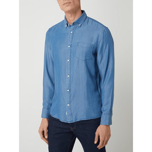 Koszula casualowa o kroju slim fit z lyocellu M okazja Peek&Cloppenburg 