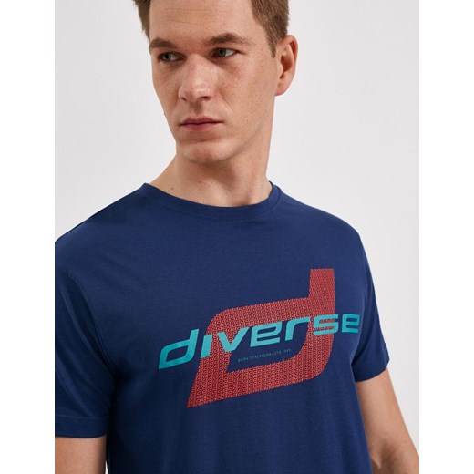 T-shirt męski Diverse z krótkim rękawem 
