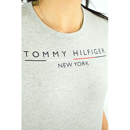 Bluzka damska Tommy Hilfiger z okrągłym dekoltem z krótkimi rękawami 