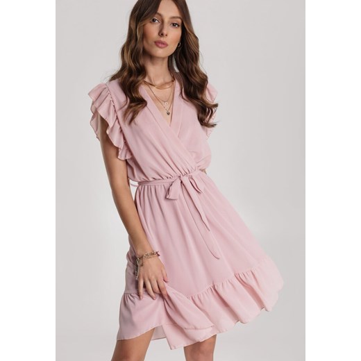 Różowa Sukienka Heliris Renee S/M Renee odzież