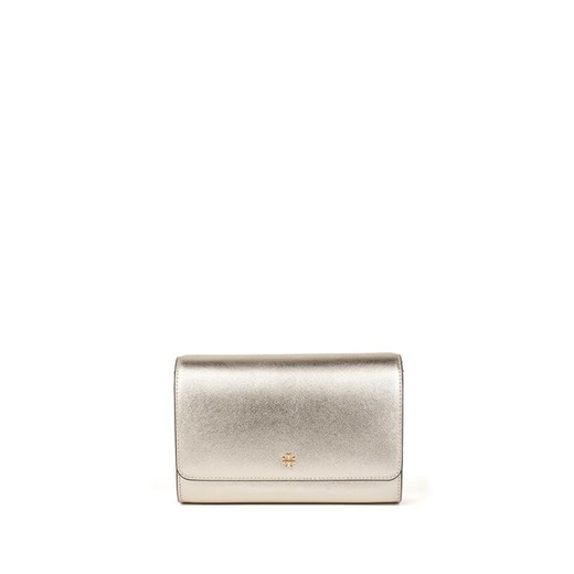 Skórzana torebka w kolorze złotym - (S)23 x (W)15 x (G)8 cm Tory Burch onesize Limango Polska okazja