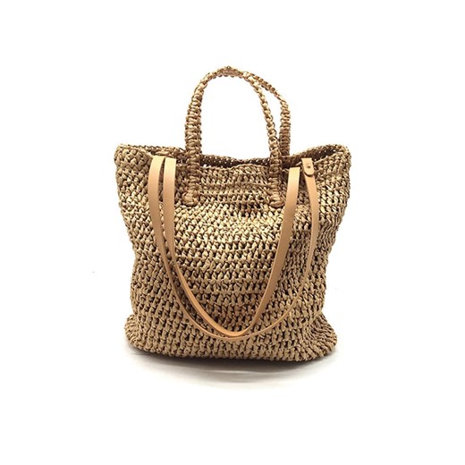 Torebka w kolorze jasnobrązowym - (S)39 x (W)40 cm Inka Brand onesize wyprzedaż Limango Polska