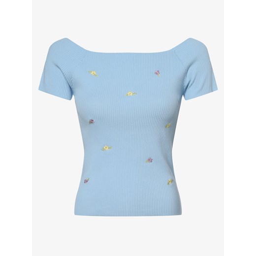 ONLY - T-shirt damski – ONLLilli, niebieski L vangraaf