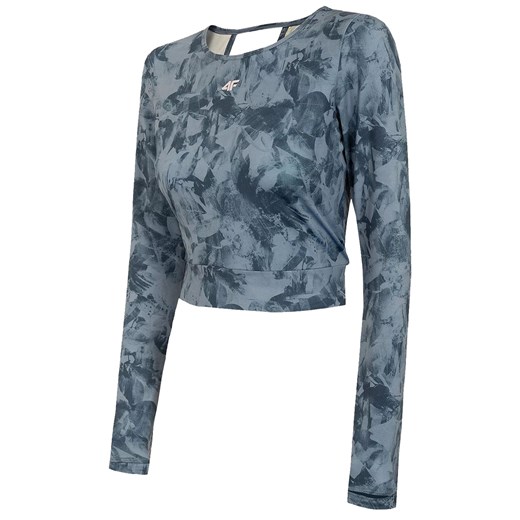 Koszulka damska 4F TSDLF010 Longsleeve - multikolor (H4L21 TSDLF010-90S) XL promocyjna cena Militaria.pl