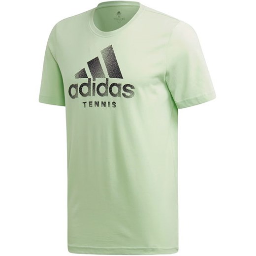 Koszulka męska Tennis Logo Tee Adidas (glow green) L SPORT-SHOP.pl okazja