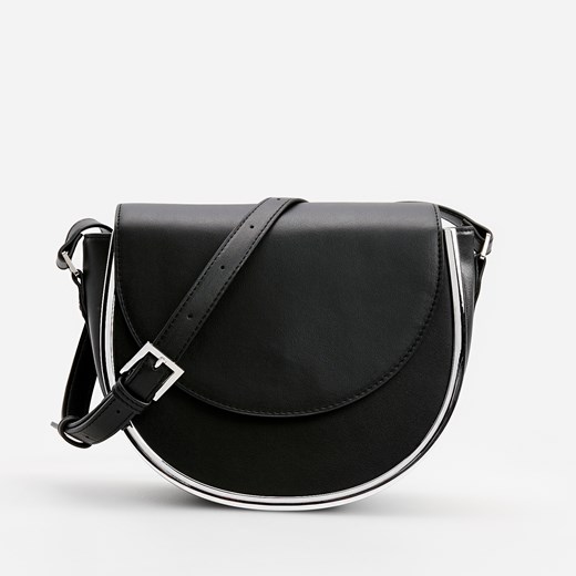 Reserved - Torebka typu saddle bag - Czarny Reserved ONE SIZE okazja Reserved