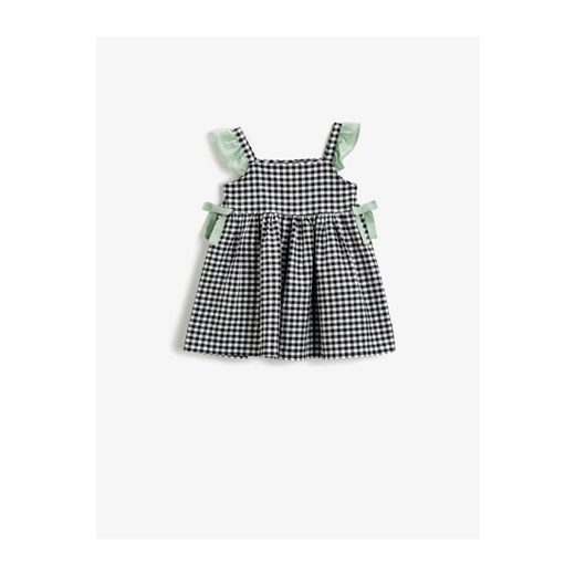 Koton Checkered Dress With Bow Koton 9-12 AY Factcool