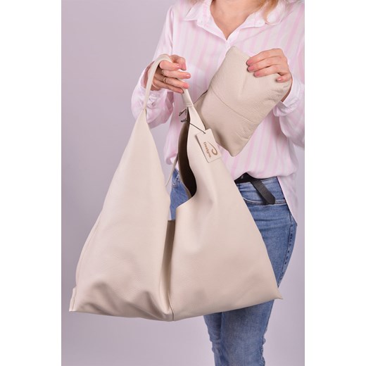 Shopper bag Designs Fashion ze skóry 