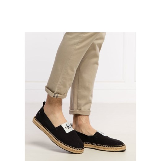 Espadryle męskie Calvin Klein z tkaniny 