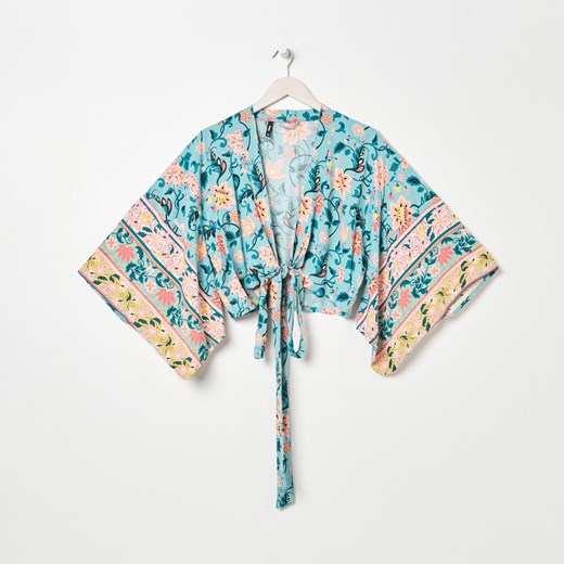 Sinsay - Krótkie kimono - Wielobarwny Sinsay S Sinsay