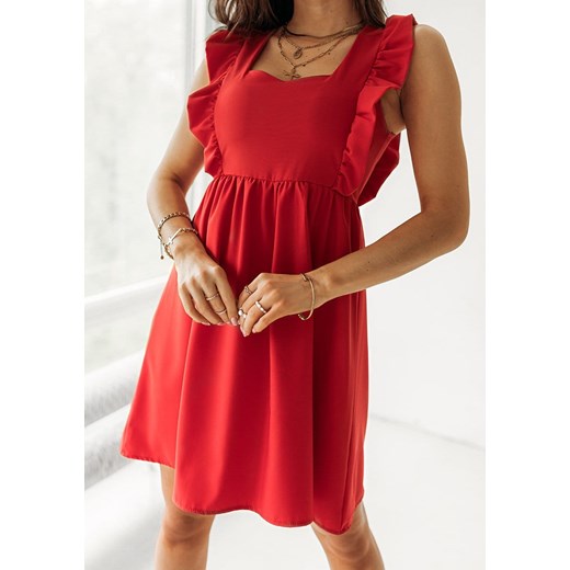 Sukienka Charo - czerwona Latika Uniwersalny Butik Latika
