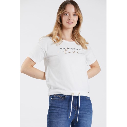 Bawełniany t-shirt napisem Monnari 2XL promocyjna cena E-Monnari