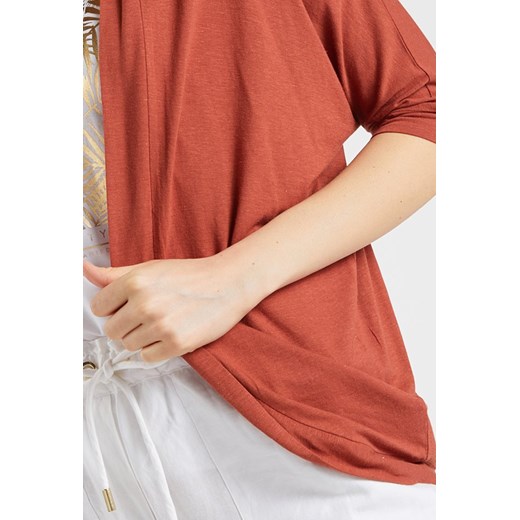 Brązowy sweter damski MONNARI z wiskozy casual