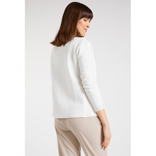 Sweter damski MONNARI biały casual 