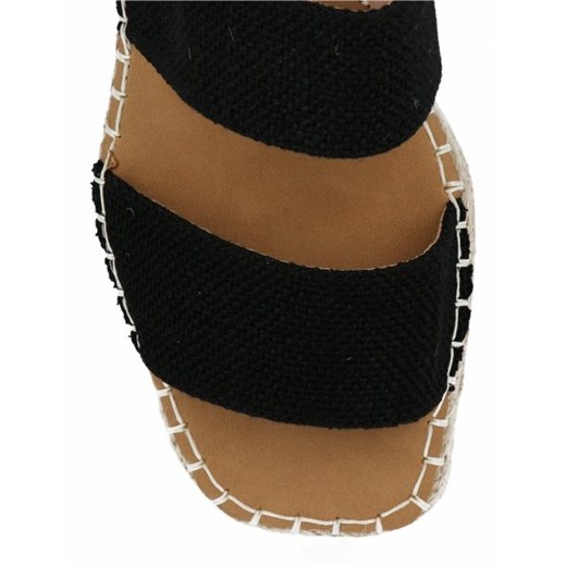 Czarne sandały damskie espadryle firmy Bellucci (kolory) 36 PaniTorbalska